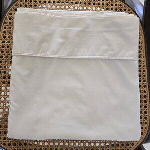 Vintage Lauren By Ralph Lauren 1 Queen Flat Sheet Beige 100% Cotton Made In USA